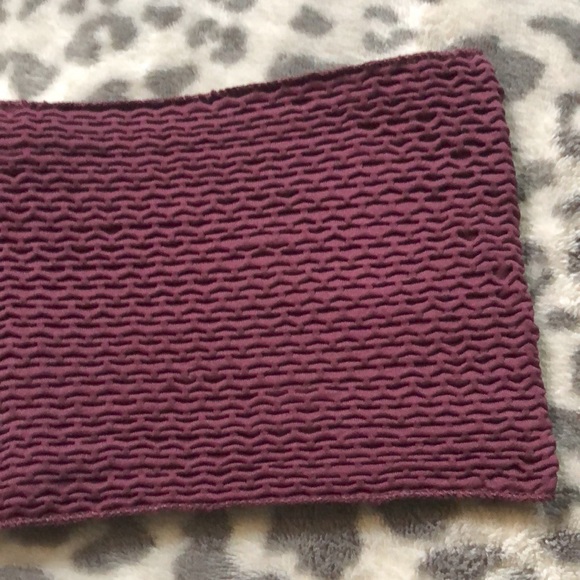 Free People Too Late For You Tube Top Bandeau in Burgundy Size XS/S - Picture 4 of 13